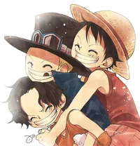 Ace Sabo y Luffy