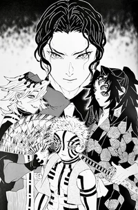 Upper moon and Muzan