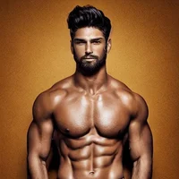 Sixpack Handsome Man