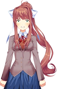 angry monika