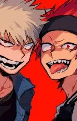 Kirishima and Bakugo