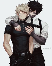 Dabi and Bakugo 