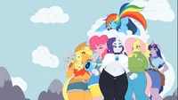 Anthrofied Mane 6