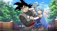 Goku Black y Aqua 