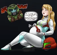 Pregnant Samus