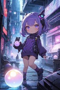Futuristic chibi