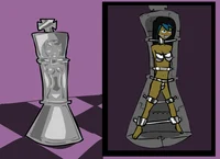 Sliver Chess Piece K