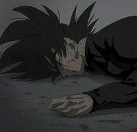 Black Goku-Hurt