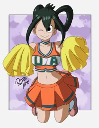 Tsuyu cheerleader 