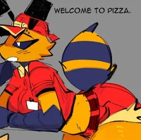 Phoebe the pizza gal