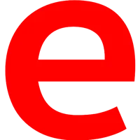 Red letter e