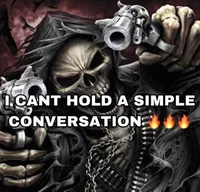 skeleton with 2 guns