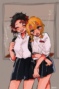 Tanjiro and zenitsu