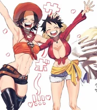 Fem Luffy and Ace