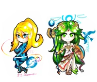 Samus and Palutena