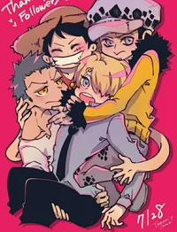 Luffy zoro sanji law