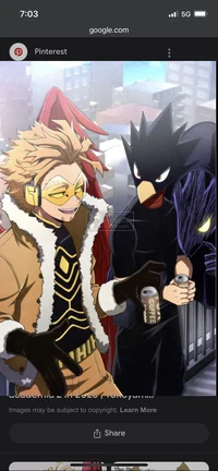 Hawks and tokoyami