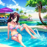 Girls only pool part