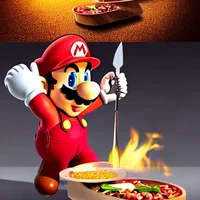 Cooking Mario