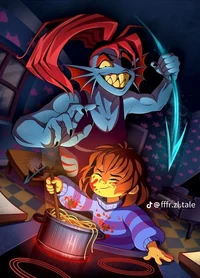 Undyne y Frisk