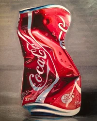 A Crushed Coke Can