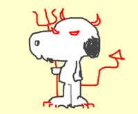 Devil snoopy