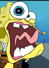SpongeBob mad