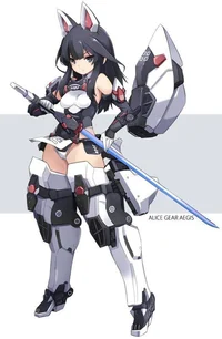 Alice fox girl mecha