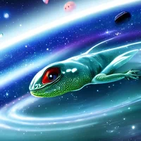 The cosmic lizard so
