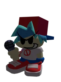 Boyfriend FNF 3D mod