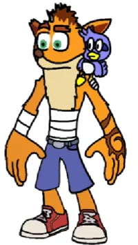crash and flicky