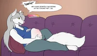 Pregnant furry gf