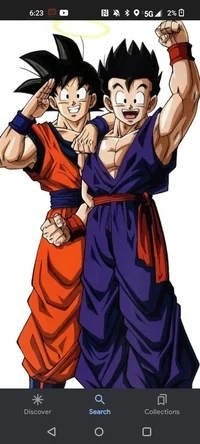 Goku and Gohan 