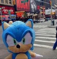 Sonic plushie 