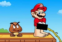 Mario is pissing