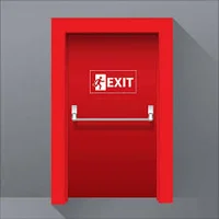 Exit door