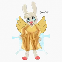 Angel hare