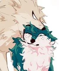 IZUKU AND BAKUGO