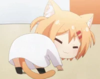 squirmy baby catgirl