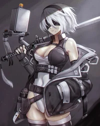 MHA x NieR  2B