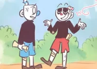 Cuphead and Mugman