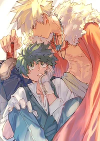 Bakudeku Fantasy Au