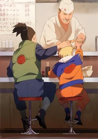 Naruto and Iruka