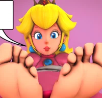 Princess Peach Feet