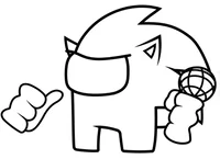 Among us Sonic FNF