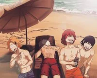 Bakusquad na praia 