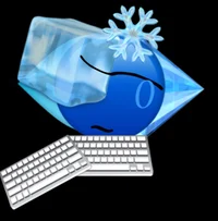 Icy Winter Emoji Cat