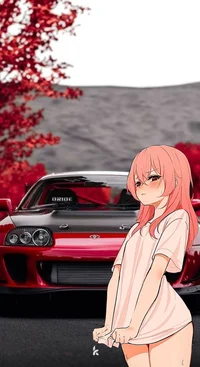 Car girl Miyuki