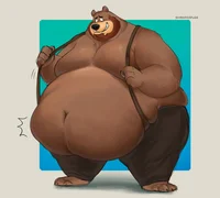 obese bear 