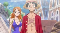 Luffy and nami